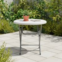 Table de pique-nique pliable personnalisable, légère et luxueuse, avec structure en HDPE et acier, pour hôtels, hôpitaux, événements extérieurs, fêtes, barbecues