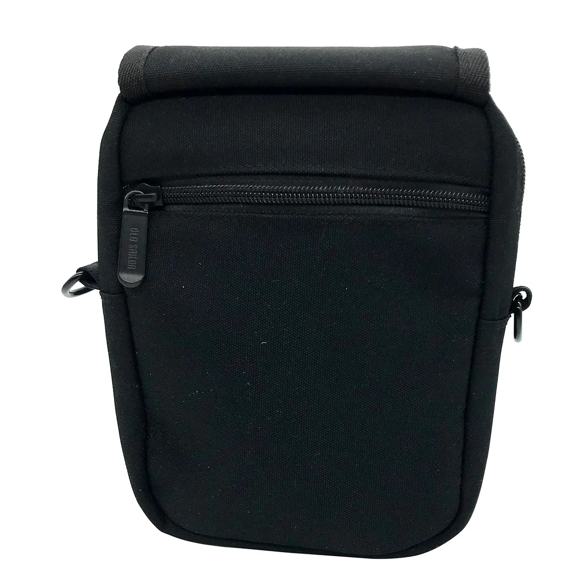 Mini Polyester Single Shoulder Bag Small Square Black Crossbody Messenger Bag Sport Shoulder Bag