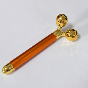 metallic skin tightening beauty tools 3D <b>Roller</b> Facial Massager for for Face Neck and Body - Product Image 5