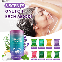 SEFUDUN Bombes de Douche Naturelles Effervescentes Parfum Longue Durée, Diffuseurs d'Arômes pour la Douche, Aromathérapie pour Femmes et Hommes, Soulagement Instantané du Stress
