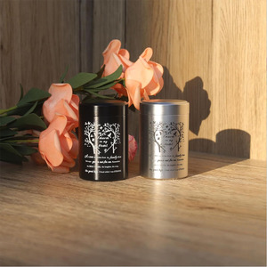Kremasyon Takıları Paslanmaz Çelik İnsan Külleri Mini <span class=keywords><strong>Urn</strong></span> Seti, Evcil Hayvan Külleri ve Sahibinin Sevgisi İçin 8 <span class=keywords><strong>Urn</strong></span> ile Birlikte Ağaç Figürlü - Product Image 5
