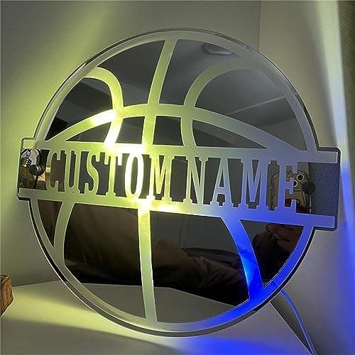 Basketball Wall Mirror Light