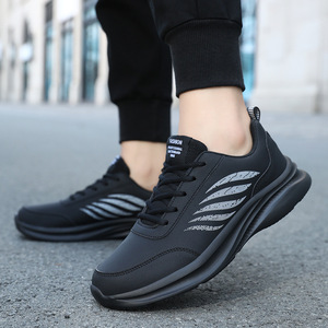 Olicom High Quality Leather Sneakers Lightweight Comfortable <b>Work</b> Gym <b>Safety</b> Shoes <b>Trainers</b> Athletic Sport Height Increasing - Product Image 3
