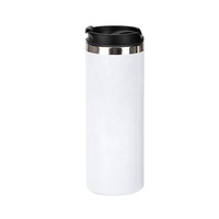 Thermos en acier inoxydable à double paroi de 450 ml avec design personnalisé, gobelet à sublimation vierge, bouteille d'eau