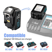 Batteries de remplacement certifiées CB CE, rechargeables, 18V 6Ah, pour outils électriques sans fil, compatibles avec BL1860 BL1830 BL1850