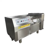 Vriesvleesblokjes snijmachine, rundvleessnijder, vleesverwerkingsapparatuur, roestvrijstalen motor, OEM voor voedingsfabrieken