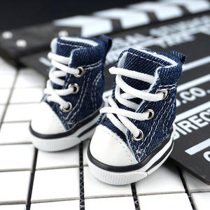 حذاء خارجي بتصميم جديد من القماش المتين مضاد للماء للحيوانات الأليفة أحذية للحيوانات الأليفة أحذية كلب من قماش الدنيم للشتاء - Product Image 4