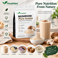 Poudre de protéines isolées de champignons, à base de plantes, pure, formule nette, qualité alimentaire, vente en gros en vrac directement de l'usine