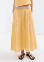 Ensemble haut et jupe longue en coton et lin pour femme, vêtements de plage d'été, fabricant OEM ODM