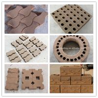 Machine à briques réfractaires pour four 10-10 / Machine à fabriquer des tuiles de toit en argile en Chine / Machine extrudeuse de briques en argile à vide à deux étages