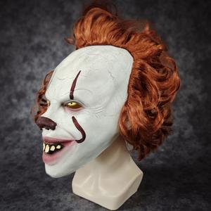 Sang <span class=keywords><strong>Bouche</strong></span> Bucktooth Perruque Casque Sourire Résurrection Clown Latex Masque <span class=keywords><strong>Halloween</strong></span> Événement Horreur Mal <span class=keywords><strong>Maquillage</strong></span> Prop - Product Image 2