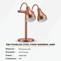 Restaurantbuffet Zilveren Voedselisolatielamp Infrarood Verwarmingslamp Voedsellamp Keukenbuffet Voedselverwarmingslamp Commercieel Gebruik