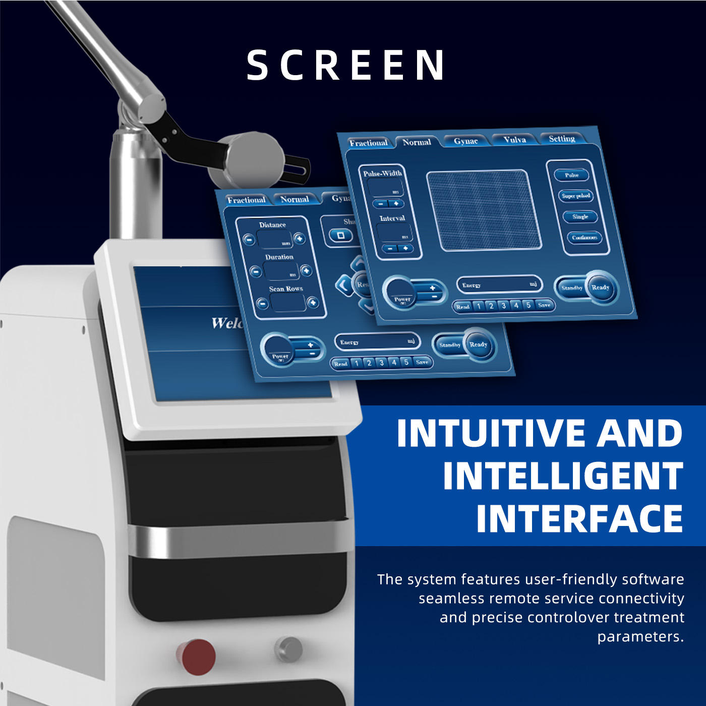 เครื่องเลเซอร์ RF CO2 Fractional