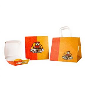 Caja para <span class=keywords><strong>Comida</strong></span> Caliente Personalizada para Restaurantes, Caja para Hot Dogs Biodegradable, Resistente al Aceite, Estilo Vintage, Ecológica, Creativa, a la Moda, para Empacar Alimentos - Product Image 2