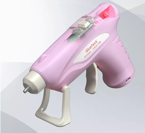 DC Factory Kids rose USB alimenté par batterie Mini <span class=keywords><strong>pistolet</strong></span> à colle <span class=keywords><strong>sans</strong></span> <span class=keywords><strong>fil</strong></span> en <span class=keywords><strong>Silicone</strong></span> pour bricolage application de colle thermofusible paramètres industriels - Product Image 2