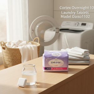 Cortex Overnight <b>10</b> Sheets Laundry <b>Tablets</b> Model Daiso1102 - Product Image 3