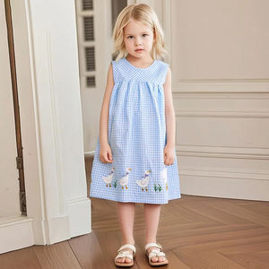 فساتين أنيقة بالجملة للفتيات من قماش عالي الجودة، فساتين إسلامية للفتيات، فساتين مقلدة للفتيات من 4 إلى 5 سنوات - Product Image 2