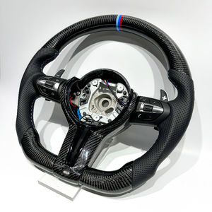 Volante Deportivo Estilo M de Fibra de Carbono y Cuero Perforado para <span class=keywords><strong>BMW</strong></span> Serie 3 Serie 5 F01 F02 F10 F11 F12 F20 F22 F28 F30 F46 F80 F40 - Product Image 2