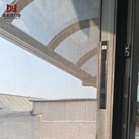 Fenêtres en aluminium à économie d'énergie, étanches et résistantes au vent, porte coulissante en verre, haute performance d'étanchéité, anti-vieillissement, service OEM