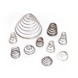 Double Conical Battery Spring Cone Tower Compression Spring Good Price Conical Spiral Spring