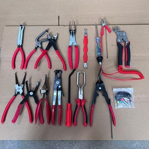 Kit de alicates automotrices Plowing, 13 piezas, herramientas manuales para reparación de automóviles, carburo cementado, acero con alto contenido de carbono - Product Image 2