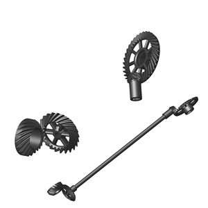 Sistema di trasmissione senza catena con albero di trasmissione in fibra di carbonio e ingranaggio conico a spirale Archi X G-Dri Ti4 - Product Image 2
