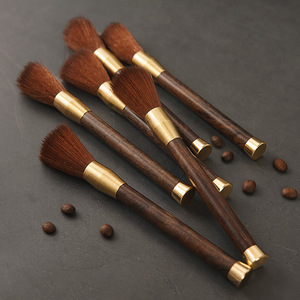 Accessoires à café multi-usages, moulin à café en bois à long manche respectueux de l'environnement, brosse à poudre, articles ménagers - Product Image 4
