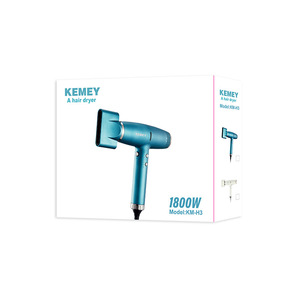 Komei KM-H3 T-Shaped <b>Hair</b> <b>Dryer</b> With Negative Ion Ionic Care AC Motor <b>Silent</b> Brushless Electric 220V Flat Plug Blue And White - Product Image 5