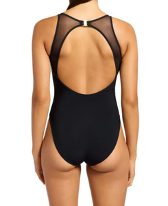 Maillot <span class=keywords><strong>de</strong></span> <span class=keywords><strong>bain</strong></span> personnalisé pour femme, durable, noir, dos nageur, décolleté cœur, dos ouvert, coupe haute, séchage rapide - Product Image 6