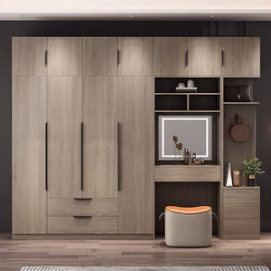 Lemari Pakaian Kamar Tidur Modern dari Kayu PVC HZ yang Dapat Disesuaikan - Product Image 3