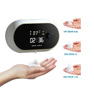 เครื่องจ่ายสบู่เหลวแบบเหนี่ยวนำไฟฟ้าแบบไม่ต้องสัมผัส ชาร์จผ่าน USB พร้อมหน้าจอแสดงผลดิจิตอล - Product Image 1
