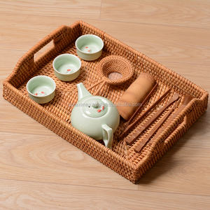 Tejido a mano de mimbre bandeja cesta hecho en Vietnam mejor oferta de mimbre bandeja - Product Image 4