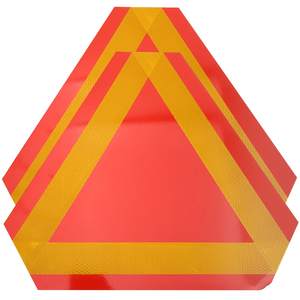 ECE 70 Nearside Trasero Horizontal Reflectante Aluminio Advertencia Ascensores traseros Banderas Señal de placa de marcado de vehículos de carretera - Product Image 5