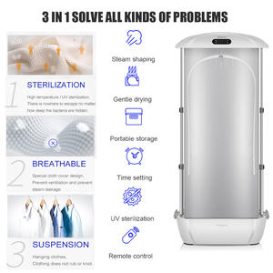 Soporte eléctrico inteligente, portátil, plegable, compacto, plegable, tela, camiseta, ropa, vapor, lavandería, planchado, secadora de ropa - Product Image 6