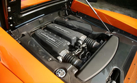 Kit de garnitures de compartiment moteur en fibre de carbone à isolation thermique, version améliorée, pour l'amélioration intérieure de la Lamborghini LP570