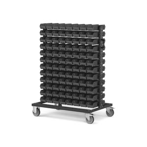 Fami Bin Cart 1067x668x1384mm chariot à petites pièces avec 192 Picking Box Conteneurs d'air - Product Image 2