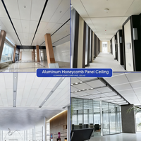 Vente directe d'usine - Panneaux en aluminium alvéolaires - Panneaux de plafond - Panneaux muraux - Panneaux sandwich - Design moderne - Résistant à l'eau et au feu
