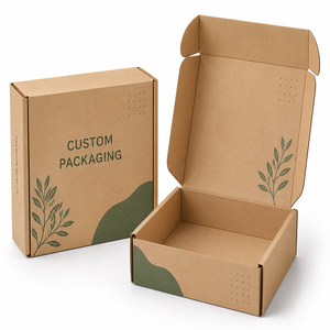 Manufacturer Custom Logo Mailer Box Recyclable Corrugated Paper Shipping Kraft Color Box Packaging Vietnam for Jewelry Cosmetics - Product Image 4