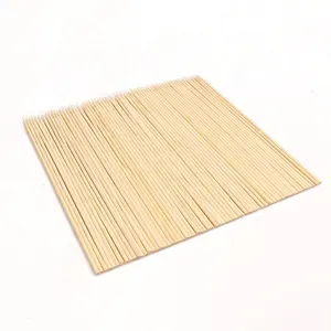 食品级耐热100pcs 40CM长圆形竹签