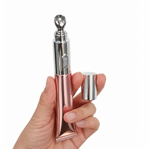 Tubo Cosmético Recargable Sin Desperdicio con Aplicador Metálico, Envase de Plástico Ecológico Reciclable - Product Image 1
