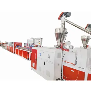 WPC Fluted Panel Making Machine, WPC grating panel extrusion line, WPC fluted board production machine