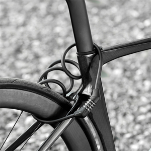 Candado de Cable para Bicicleta WEST BIKING de Aleación de Zinc y Acero, Antirrobo, con Contraseña, para Bicicletas de Montaña, con Combinación de Dígitos - Product Image 6