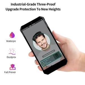 Terminal de Control de Acceso y Asistencia con Reconocimiento Facial Biométrico Portátil, Sistema de Registro de Nombre Real por WiFi para Obras de Construcción - Product Image 2