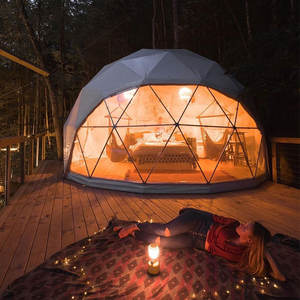 Popular iglú cama doble tienda cúpula tienda precio de fábrica PVC impermeable tienda al aire libre Camping - Product Image 5