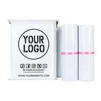 Enveloppes d'expédition personnalisées OEM en polyéthylène avec logo imprimé, sacs postaux en plastique pour les marques de vêtements