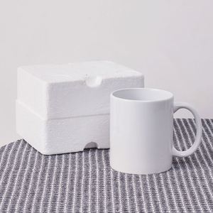 Taza de Café de Cerámica Blanca de 11oz al por Mayor, Taza de Gres Económica con Logotipo, Capacidad de 400ml, Regalos Promocionales Térmicos para Empresas - Product Image 4