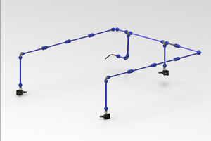 Comeback 1.2 pouces 90 FT aluminium tube d'<span class=keywords><strong>air</strong></span> comprimé <span class=keywords><strong>Master</strong></span> Kit bricolage maison Garage compresseur système - Product Image 2