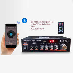 GAP-G919 Mini Amplificador de Audio bluetooth Estéreo Amplificador de potencia FM SD HIFI 2CH <span class=keywords><strong>AMP</strong></span> Audio reproductor de música para coche - Product Image 5