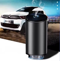 Vente en gros de désodorisant électrique portable et rechargeable USB pour voiture, diffuseur d'huiles essentielles en verre à pulvérisation automatique, diffuseur d'arômes d'aération