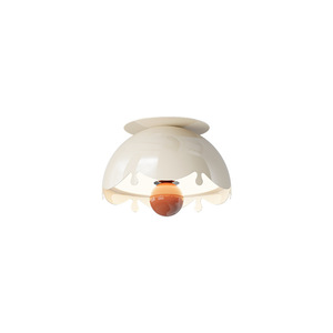 French Style Cream <b>Ceiling</b> <b>Light</b> Eggshell Shape Led Entrance Balcony Walk In Closet Lighting - Product Image 4
